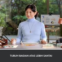 Gambar Logitech LIFT Vertical Ergonomical Wireless Silent Bluetooth Mouse - Graphite dari Click & Go Tokopedia Kota Bandung 4 Tokopedia