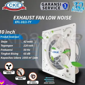 Dijual Murah Exhaust Fan Dinding Low Noise 10" Inch Kipas Hexos Industrial Fan Terlaris