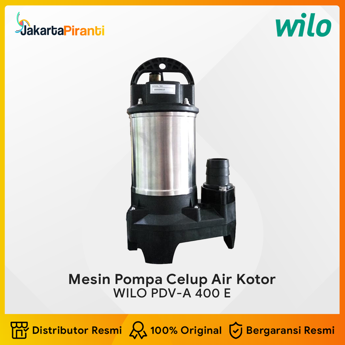 Gambar Mesin Pompa Celup Stainless Sirkulasi Air Kotor Wilo PDV A 400 E dari Jakarta Piranti Kota Tangerang Selatan Tokopedia
