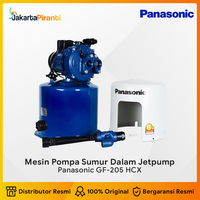 Gambar Panasonic GF-205 HCX Pompa Air Sumur Dalam Jetpump 200 Watt Daya Hisap 27 Meter Total Head 50 Meter Debit 25 Liter/Menit GF-205HCX dari Jakarta Piranti Kota Tangerang Selatan 1 Tokopedia