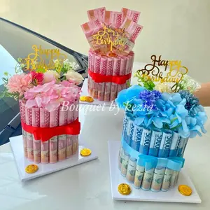 (Accept Urgent) Kue Uang Ulang Tahun | Money cake | Kado Valentine | buket uang money bouquet | buket wisuda | kado wedding | kado hari ibu mother day | birthday gift | kado anniversary | cake uang | kue ultah | buket bunga | hadiah ulang tahun wedding m