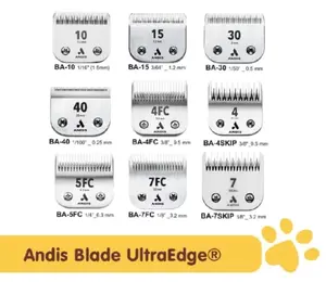 Andis Blade UltraEdge - Blade Clipper AGC2 - Replacement Blade 4/5/7/10/15/30/40