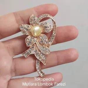 Bros Mutiara Air Tawar Asli Lombok bahan Stainless 291019