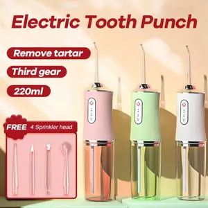 Alat Kumur Mulut Smart Electric Oral Irrigator Water Flosser Alat Pembersih Gigi Listrik Pintar Portable USB Rechargeable