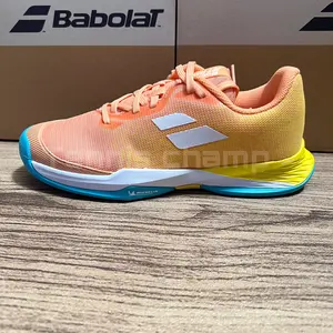 Sepatu Tenis Babolat Jet Mach Coral Gold Fushion Women/Tennis Shoe Babolat Original
