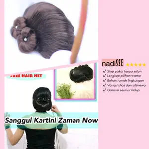 [SIRKAM SANGGUL] Cepol Sanggul Kartini Praktis siap pakai by nadiSSE