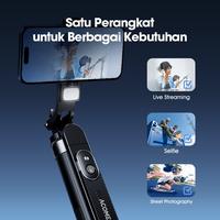 Gambar TRIPOD TONGSIS ACOME SS18A SMARTPHONE UNIVERSAL STABLE EXTENDABLE + BLUETOOTH REMOTE CONTROL TONGKAT HP SELFIE STICK dari btgcom Kota Denpasar 3 Tokopedia