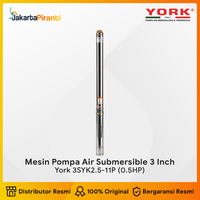 Gambar Mesin Pompa Submersible York 3SYK2.5-11P 0.50HP - Pompa Celup Dalam dari Jakarta Piranti Kota Tangerang Selatan 1 Tokopedia