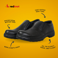 Gambar Redknot Drill V2 Boots - Sepatu Boot Pria Slip On Original Kokoh dan Awet - Hitam, 36 dari Redknot - Sepatu Sneakers Pria Kota Administrasi Jakarta Timur 1 Tokopedia