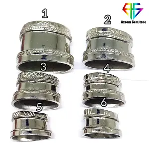 Cincin Kalasa Sumpa Ring kili-kili Bugis Badik Logam Coin Alpaka bkn Perak Emas Batu Akik Permata