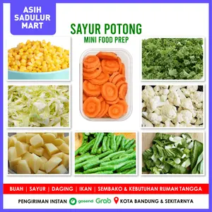 Aneka Sayur Potong Siap Pakai / Foodprep Mini Promo Bandung