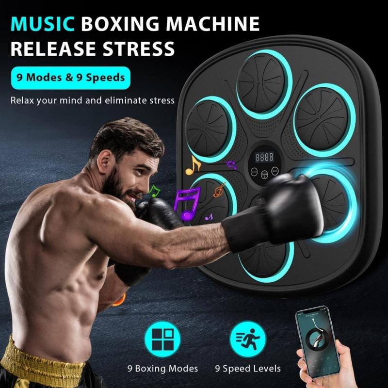 JJRC Smart Music Boxing Machine LED Samsak Tinju Elektrik Bluetooth ...