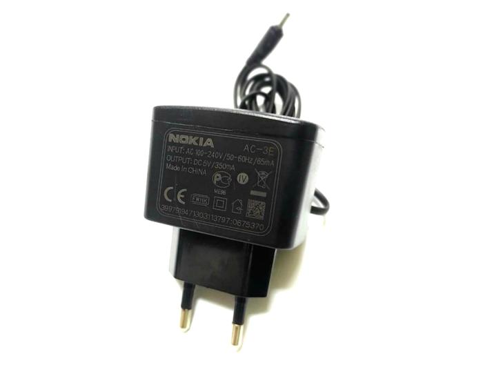 Gambar Charger Nokia AC-3E AC3E Kepala Jarum Kecil Nokia 1202 1280 2660 6101 New Charger dari CNC phoneshop Kota Administrasi Jakarta Pusat Tokopedia