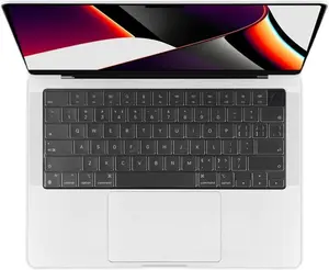 KEYBOARD PROTECTOR COVER FOR NEW MACBOOK PRO 14 INCH M4 MAX M4 PRO 2024 2025 14.2 INCH 14,2 INCHI PROTEKTOR Bening dan Hitam