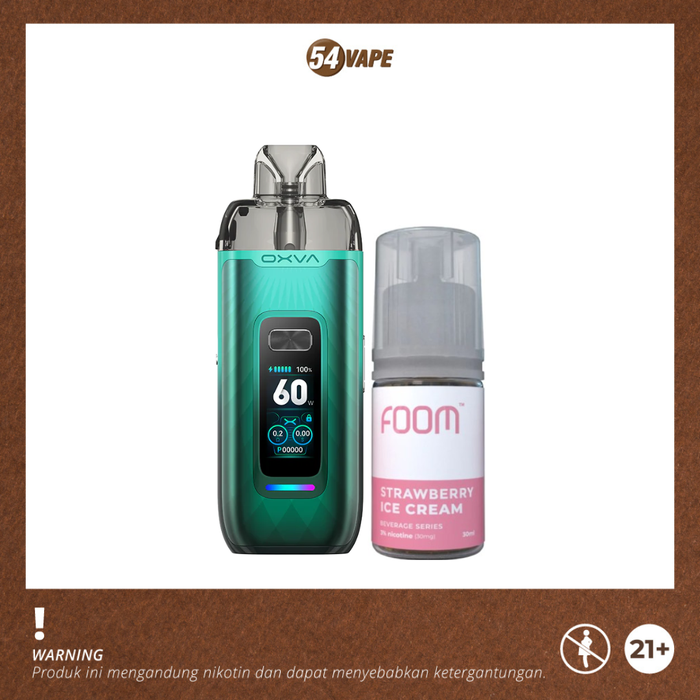 oxva vprime natural green OXVA VPrime Replacement Cartridges 0.2ohm 5ml 2 Pack