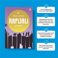 Gambar [Bentang] Buku Fiksi | Rapijali 3 - Dee Lestari dari Bentang Pustaka Official Kota Depok 1 Tokopedia