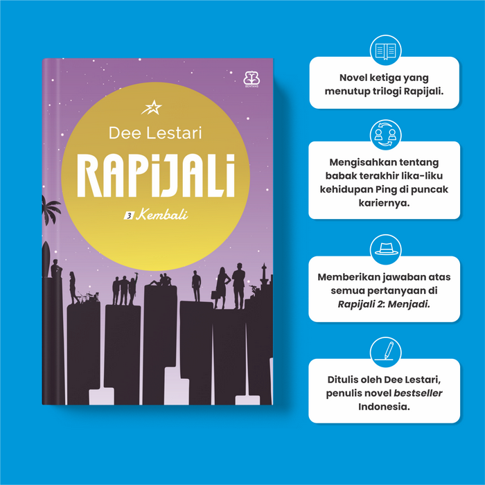 Gambar [Bentang] Buku Fiksi | Rapijali 3 - Dee Lestari dari Bentang Pustaka Official Kota Depok Tokopedia