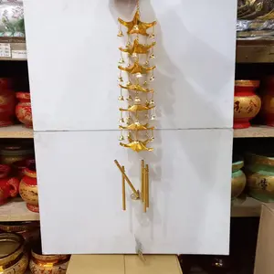 Pajangan fengshui fongling angin/ lonceng angin pagoda 7 tingkat ukuran kecil