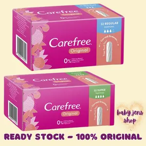 Carefree Tampons Fragrance Free Regular / Super
