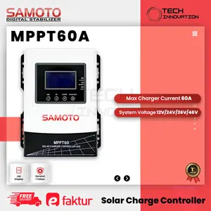 SAMOTO MPPT Solar Charger Controller 60A SCC Panel Surya MMPT60