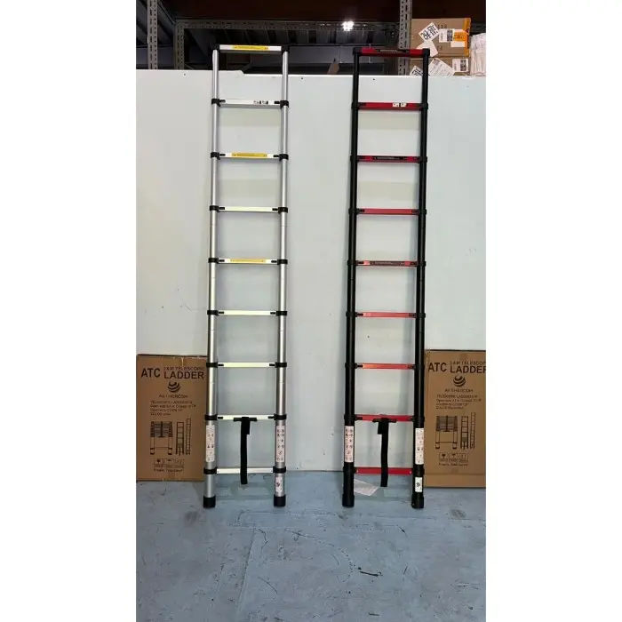 Tangga Teleskopik Lipat Aluminium 5 Meter 5.4M Single Telescopic Ladder 5.4M 1