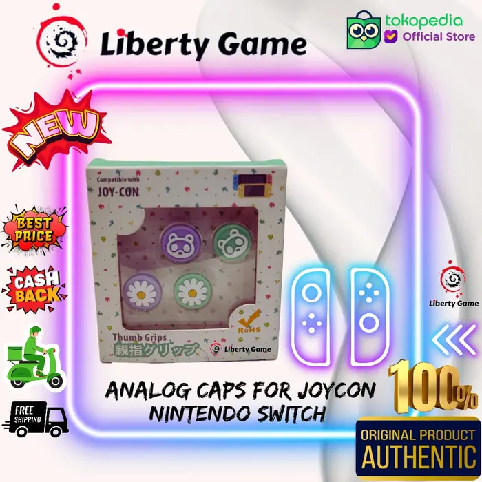 Gambar RoHS Analog Caps / Thumb Grips / Karet Pelindung Animal Crosing for Joycon Joy Con Nintendo Switch - AC 1  dari Liberty Game Store Kota Administrasi Jakarta Utara 5 Tokopedia
