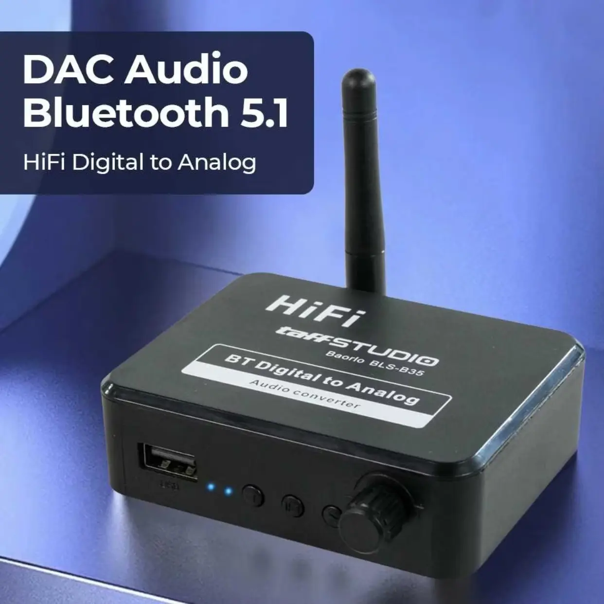 Bluetooth Wireless music receiver + Digital to analog converter TAFF STUDIO