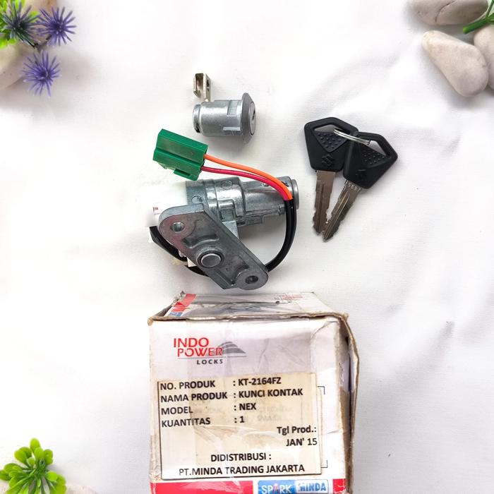 Gambar MINDA KUNCI KONTAK KEY SET ASSY KOMPLIT (KUNCI JOK TERMASUK) SUZUKI NEX NEXT 110% ASLI ORIGINAL Motorcycle dari Lestari Motor 2 Kota Administrasi Jakarta Barat Tokopedia
