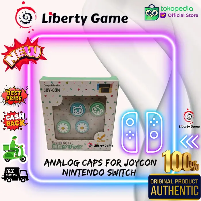 Gambar RoHS Analog Caps / Thumb Grips / Karet Pelindung Animal Crosing for Joycon Joy Con Nintendo Switch - AC 1  dari Liberty Game Store Kota Administrasi Jakarta Utara 2 Tokopedia