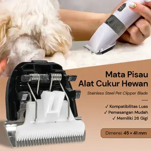 BaoRun Mata Pisau Alat Cukur Hewan Stainless Steel Pet Clipper Blade - CP44