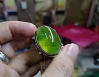Gambar Batu Natural Idocrase Lumut Aceh Super HQ IDC026 Jumbo Giwang Berminyak No Mangkok dari CNC phoneshop Kota Administrasi Jakarta Pusat 5 Tokopedia