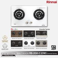 Gambar Kompor Rinnai RB-2GH-C RB2GHC RB 2 GH C MB BK SS OW SB CF - RB2GHCOW dari Floren Electronic Kota Administrasi Jakarta Selatan 1 Tokopedia