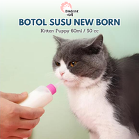Gambar Botol Susu 60ml untuk Anjing Kucing New Born - KucingAnjing Baru dari Pawsitive Official Kab. Tangerang 1 Tokopedia