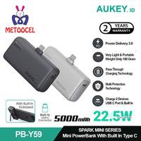 Gambar AUKEY PB-Y59 Spark Mini Powerbank 5000mAh 22.5W dengan Connector Type C dan Perlindungan Ganda untuk Ponsel dan Perjalanan dari Metoocel Official Kota Administrasi Jakarta Barat 1 Tokopedia