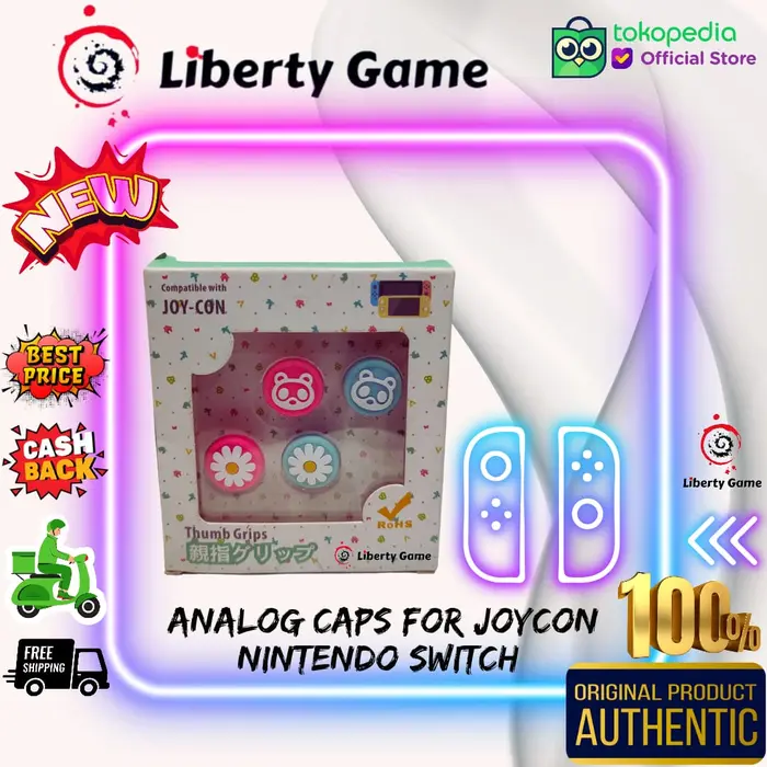 Gambar RoHS Analog Caps / Thumb Grips / Karet Pelindung Animal Crosing for Joycon Joy Con Nintendo Switch - AC 1  dari Liberty Game Store Kota Administrasi Jakarta Utara 4 Tokopedia