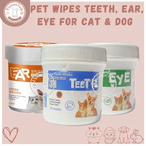 DORRIKEY Pet Wet Wipes - Tisu Basah Kucing Anjing
