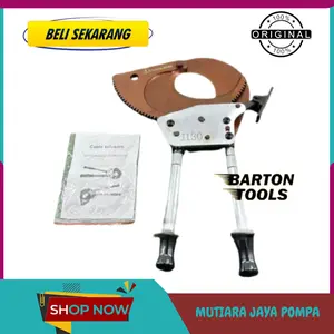 75mm Ratchet Cable Cutter J75 Gunting Potong Pemotong Kabel BARTON