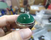 Gambar Batu Natural Garut Chrome Chalcedony GRT008 Hijau Solid Super Mumbul Jumbo Ikatan Perak dari CNC phoneshop Kota Administrasi Jakarta Pusat 3 Tokopedia
