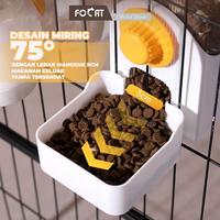 Gambar TP Focat Tempat Makan Hewan Gantung M93-M94 Pet Feeder / Water Feeder Gantung - T.Minum Putih dari Focat Indonesia Kab. Tangerang 4 Tokopedia