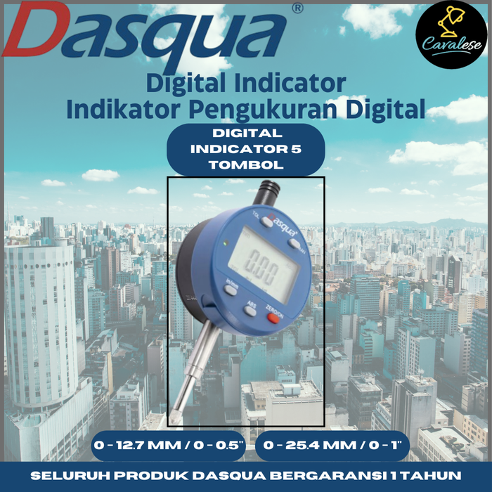 Jual Dasqua Digital Dial Indicator 5 Buttons Tombol Indikator 5260 ...
