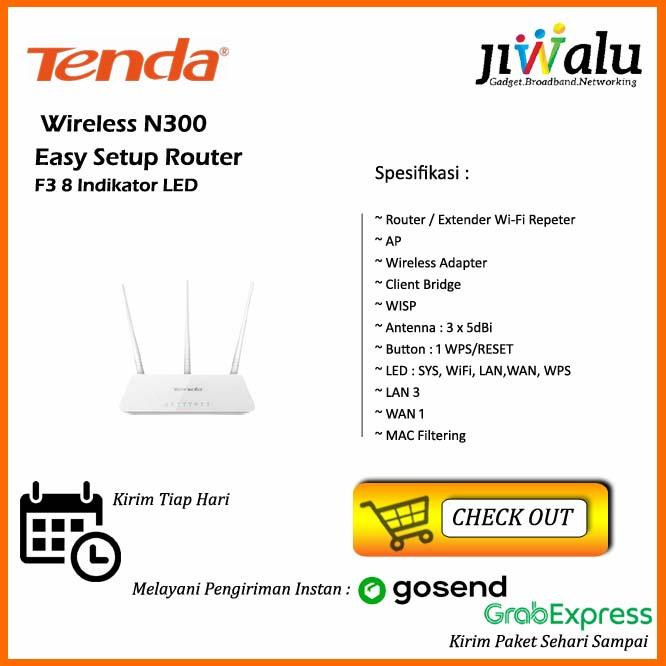 TENDA F3 Wireless Router+Extender+Access Point Wifi Repeater 1