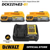 Gambar Dewalt Brushless Combo Kit Hammer Drill (DCD709) + Impact Driver (DCF840) 18/20V Max DCK2214E2-B1 dari Dewalt ID Kab. Bekasi 3 Tokopedia