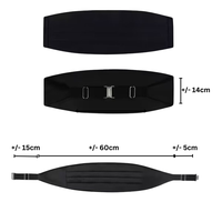 Gambar CUMMERBUND SET FOR TUXEDO kemben pria bengkung ikat pinggang tuksedo - BLACK dari Toko 1973 Kota Administrasi Jakarta Barat 3 Tokopedia