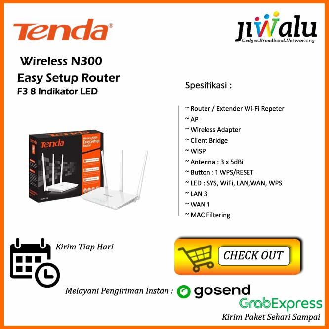 TENDA F3 Wireless Router+Extender+Access Point Wifi Repeater 0
