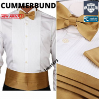 Gambar CUMMERBUND SET FOR TUXEDO kemben pria bengkung ikat pinggang tuksedo - BLACK dari Toko 1973 Kota Administrasi Jakarta Barat 1 Tokopedia