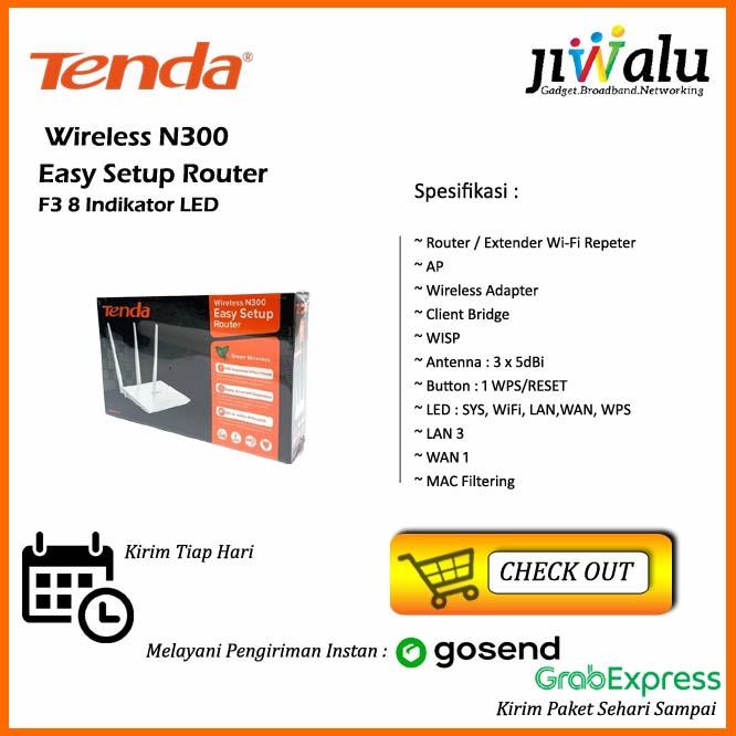 TENDA F3 Wireless Router+Extender+Access Point Wifi Repeater 8