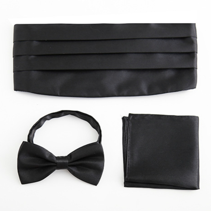 Gambar CUMMERBUND SET FOR TUXEDO kemben pria bengkung ikat pinggang tuksedo - BLACK dari Toko 1973 Kota Administrasi Jakarta Barat 5 Tokopedia