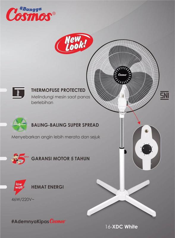 COSMOS Kipas Angin Berdiri 16" - 16-XDC 2