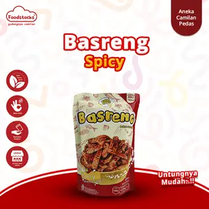 Geli Chips - Basreng Spicy Rasa Pedas Daun Jeruk 65gr