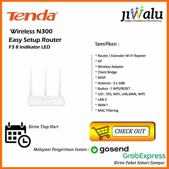 TENDA F3 Wireless Router+Extender+Access Point Wifi Repeater 4